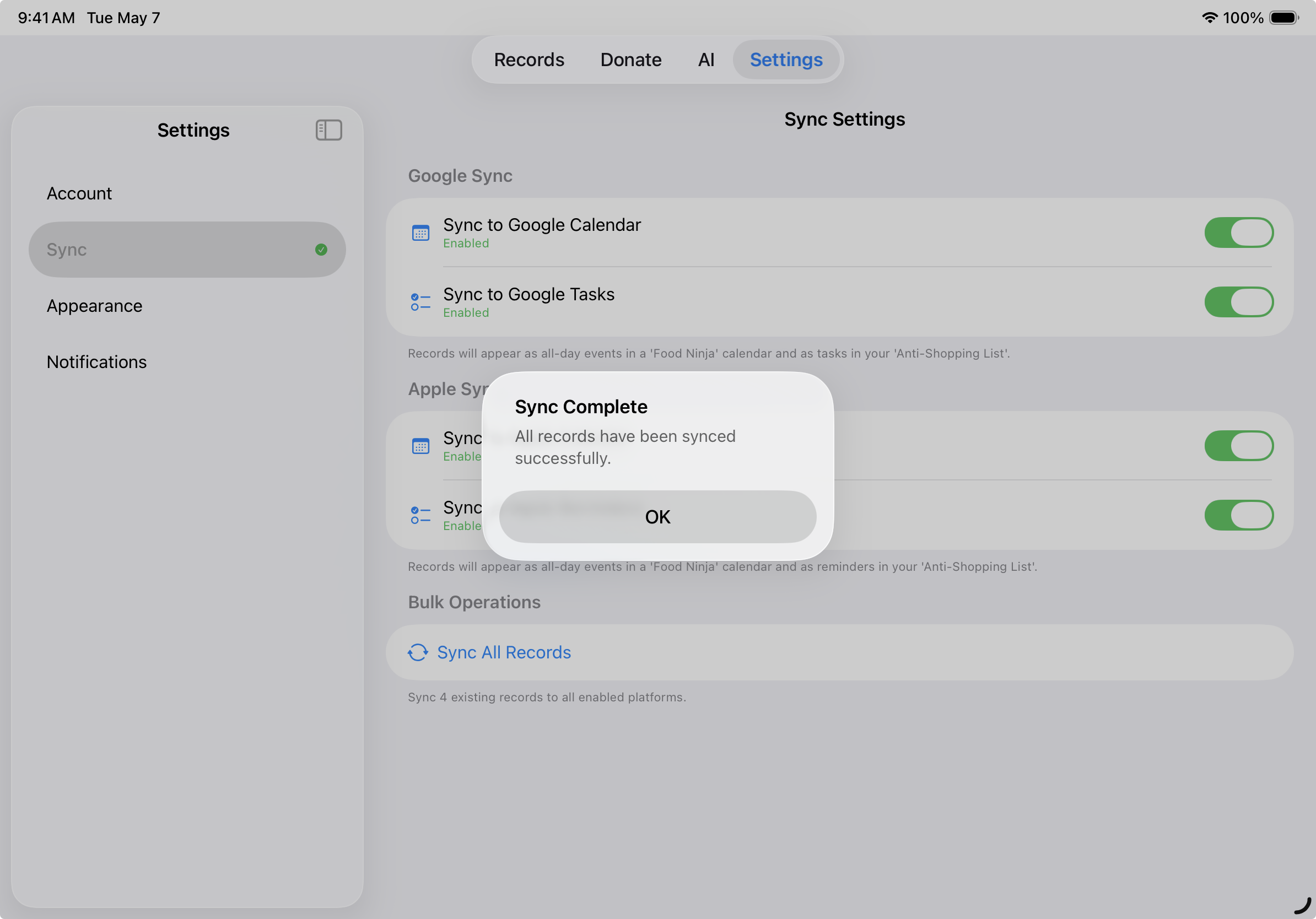 Sync integrations illustration